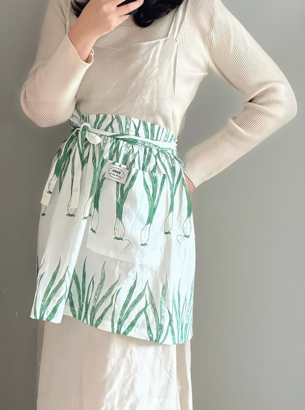 Green Onion Apron 🌱