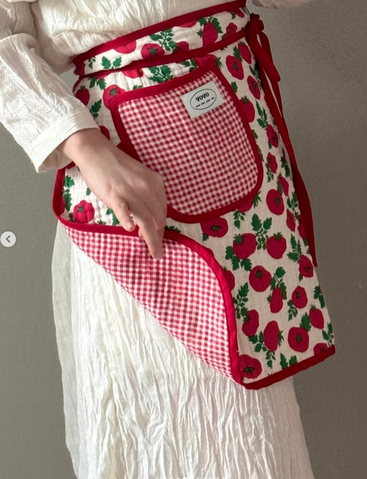 Tomato Gingham Apron 🍅